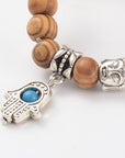 Bracciale portafortuna amuleto mano di Fatima