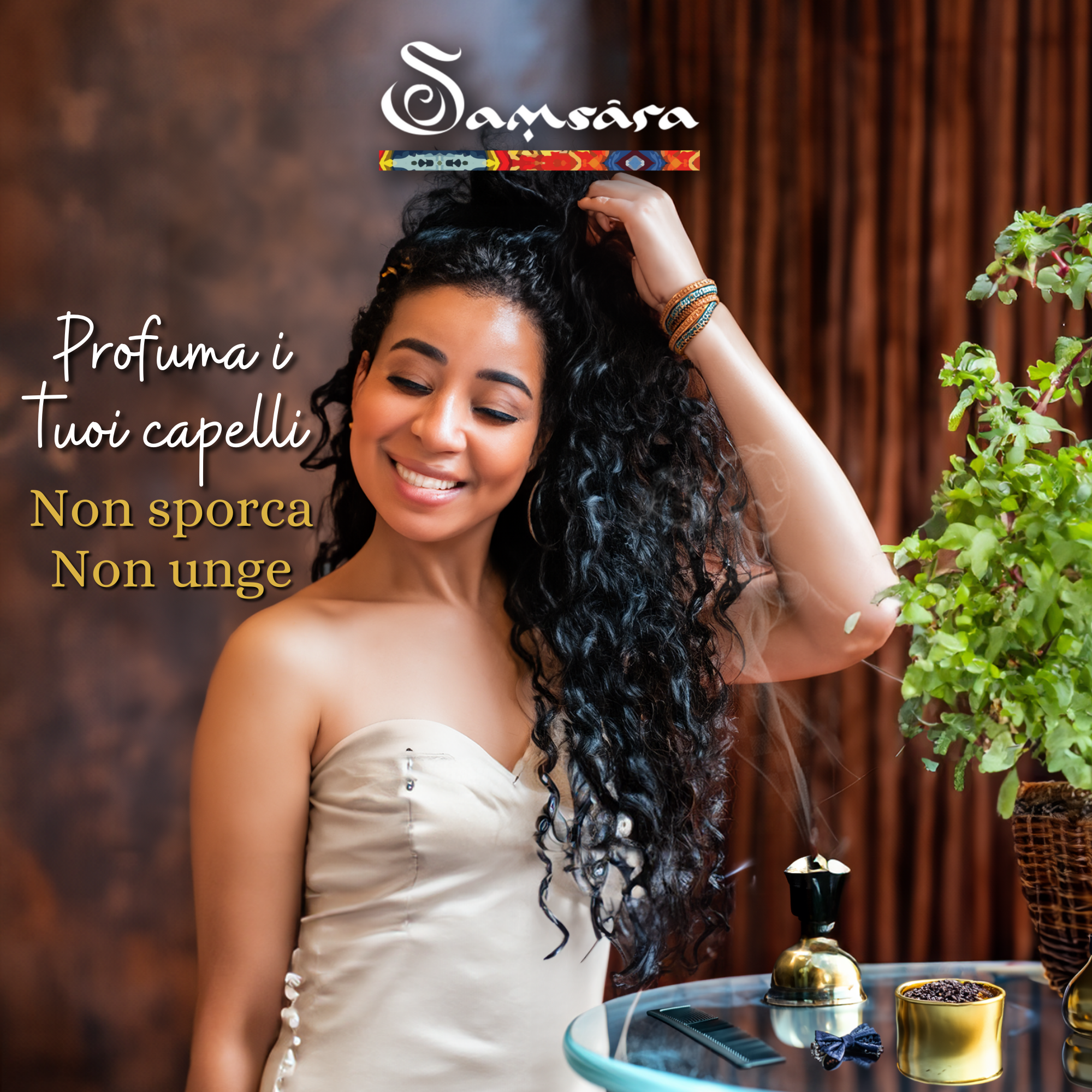 Samsara - Bakhoor Solid Arabic perfume with ultra persistent OUD wood | Body perfume, hair and clothing - Emirates Oud | 20g - Made in Dubai