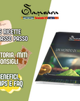 SAMSARA - Matcha Kit, Libro Illustrativo e 15 ricette - Matcha Blu, Te Matcha Cerimoniale e Imperiale - 10g cad - Rituale Giapponese con Chasen e Chasaku