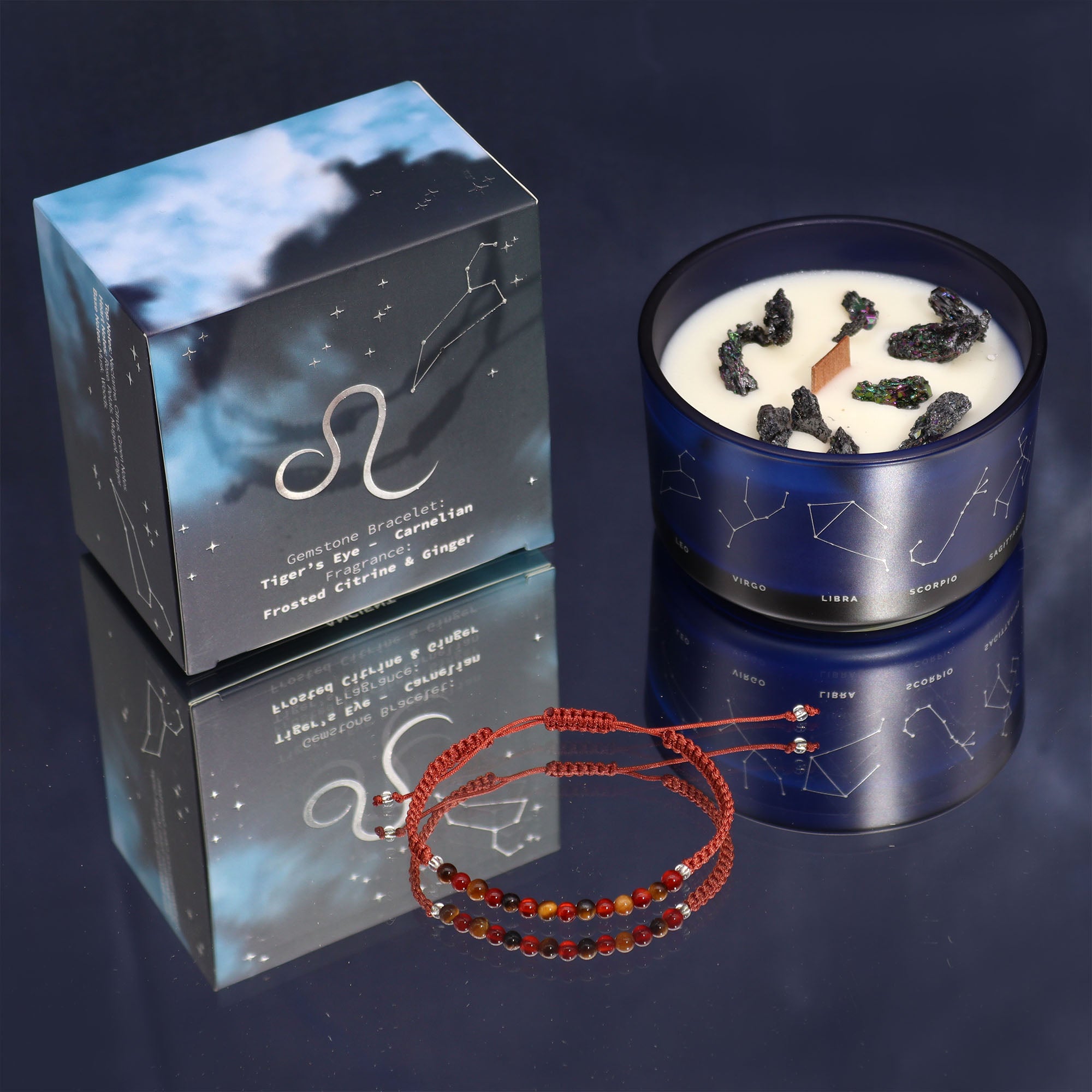 CANDELA ZODIACO CON BRACCIALE - Leone