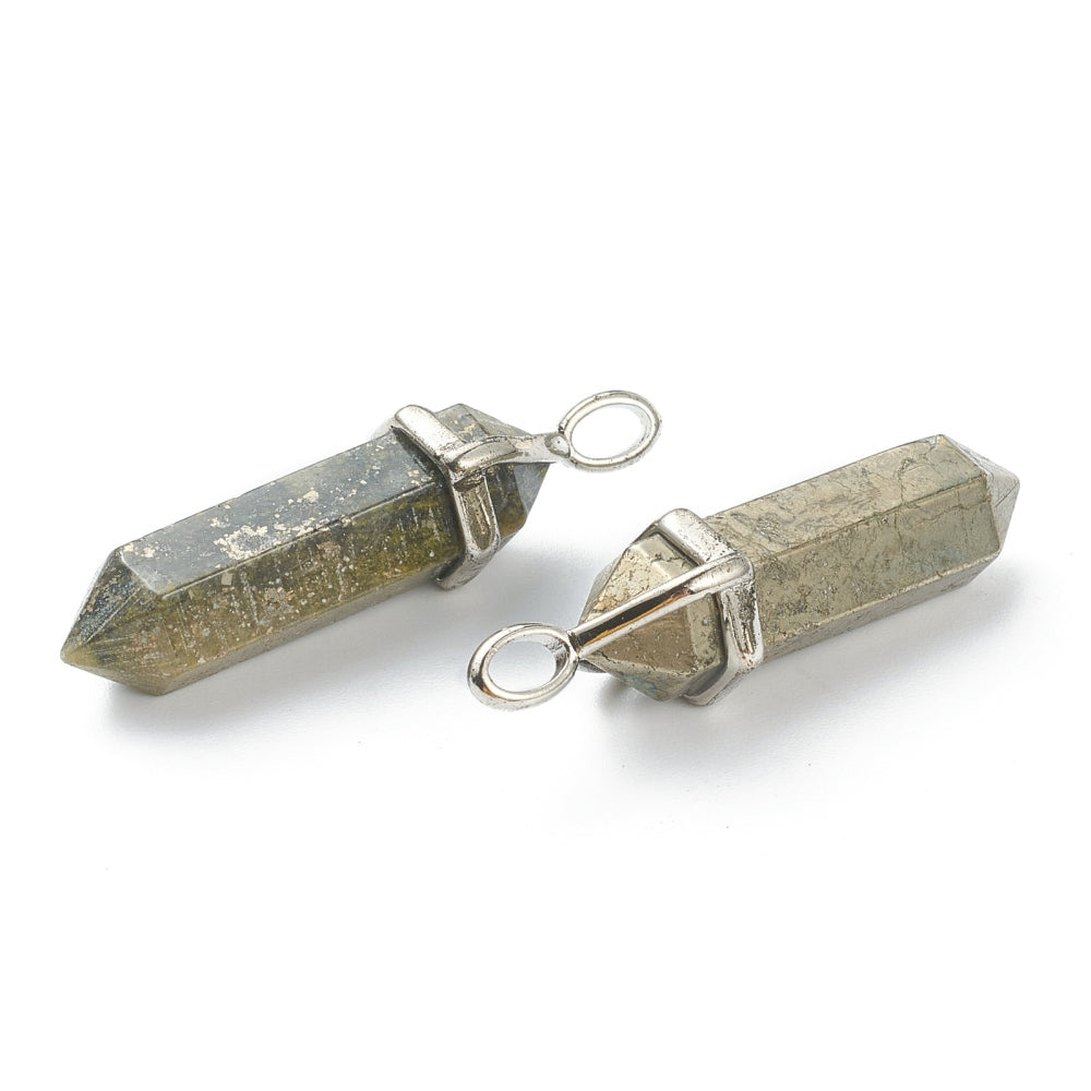 Pirite Prisma pendant - prosperity, abundance and success