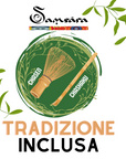 SAMSARA - Matcha Kit, Libro Illustrativo e 15 ricette - Matcha Blu, Te Matcha Cerimoniale e Imperiale - 10g cad - Rituale Giapponese con Chasen e Chasaku