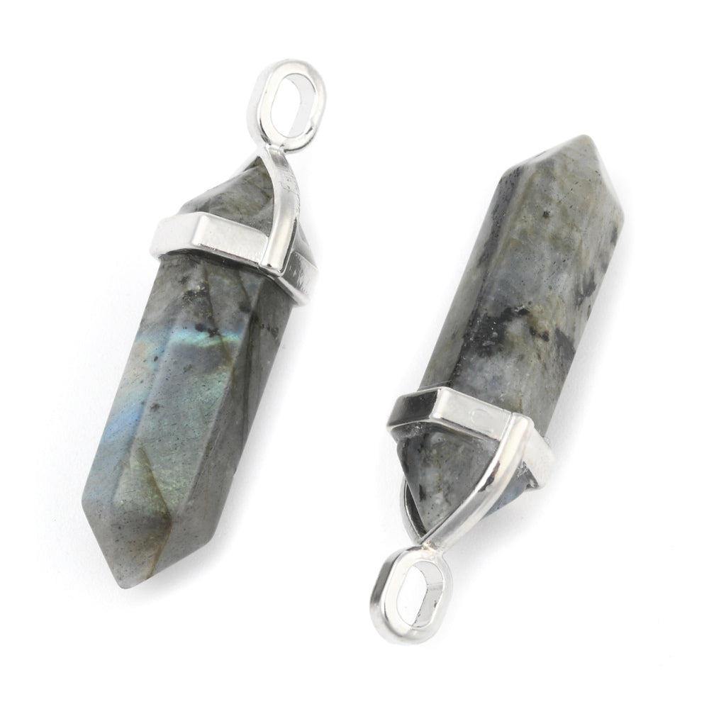 Labradorite prism pendant - intuition and artistic talent