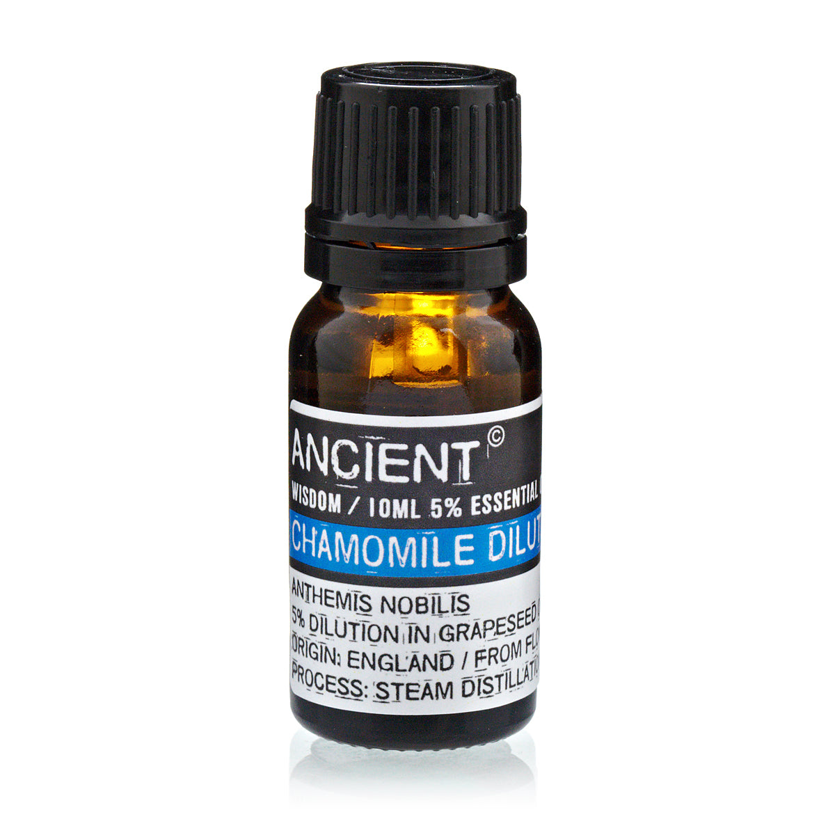 OLIO ESSENZIALE COSMETICO - Camomilla romana pura diluita in 5% di olio di vinaccioli