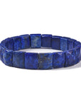 Faceted bracelet in lapislazzuli stone - mental lucidity and intuition