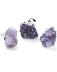 Ring with Amethyst Drusa - Adjustable