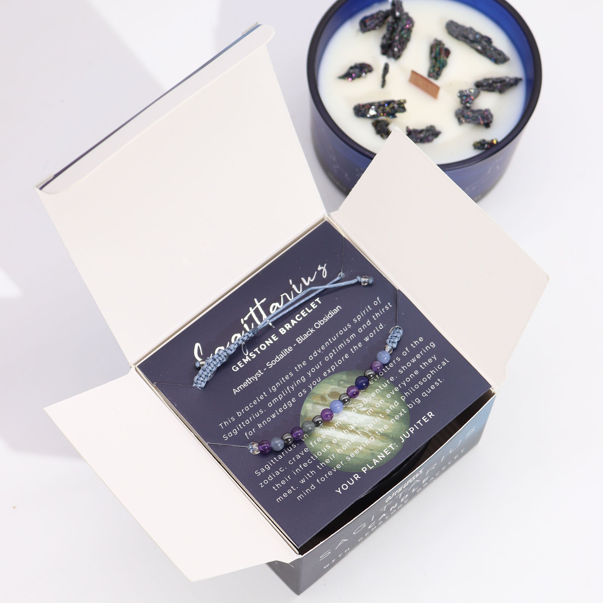 CANDELA ZODIACO CON BRACCIALE - Sagittario