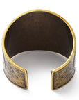 Ancient bronze archangel ring - adjustable