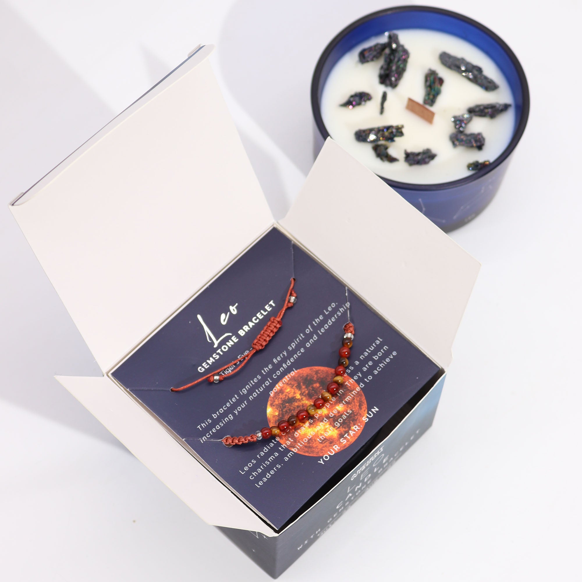 CANDELA ZODIACO CON BRACCIALE - Leone