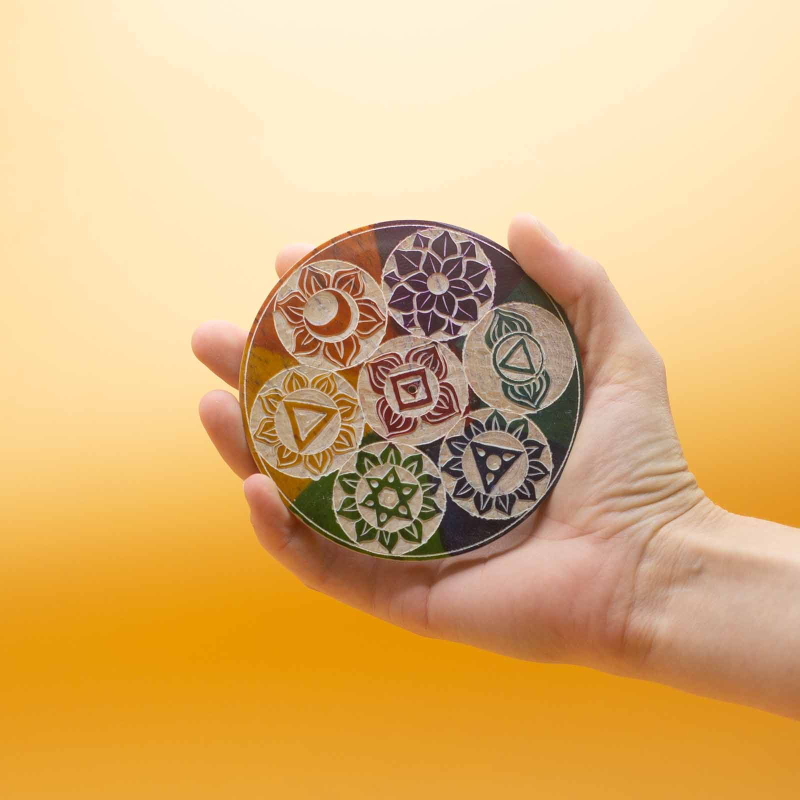 BRUCIAINCENSO 7 CHAKRA IN STEATITE