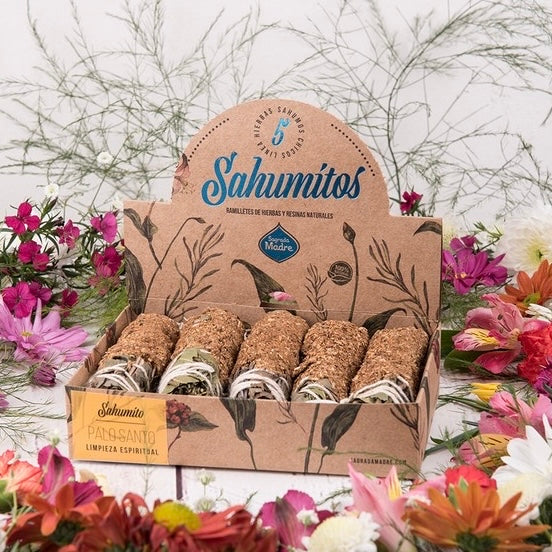 Sagrada Madre Smudge of craft herbs - Sage and Santo Palo