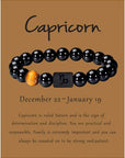 Bracciale astrologico perle naturali con segno zodiacale oroscopo - 12 costellazioni