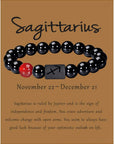 Bracciale astrologico perle naturali con segno zodiacale oroscopo - 12 costellazioni