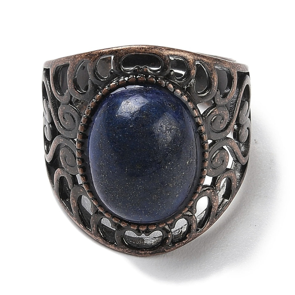 Anello con Lapislazzuli - Regolabile