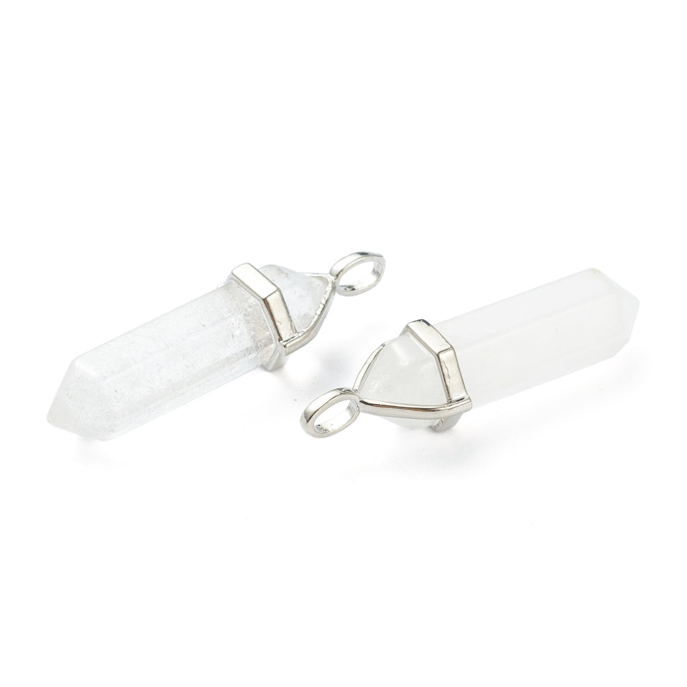 Ciondolo Prisma Cristallo Di Rocca - Potente Amplificatore Energetico – Clorophilla-shop - Foto 4