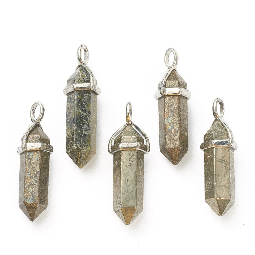 Pirite Prisma pendant - prosperity, abundance and success