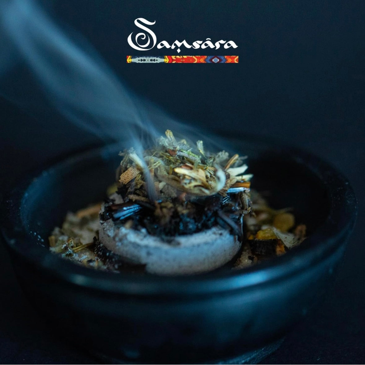 Samsara Carbioncini Anti -mosquito incentive to the 100% natural lemongrass - No coal, no chemical additives, no volatiles - No Mosquitos (8 charcoals)