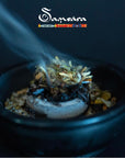 Samsara Carbioncini Anti -mosquito incentive to the 100% natural lemongrass - No coal, no chemical additives, no volatiles - No Mosquitos (8 charcoals)