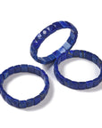 Faceted bracelet in lapislazzuli stone - mental lucidity and intuition