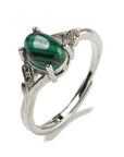 ANELLO CON MALACHITE - Trasformazione e crescita personale