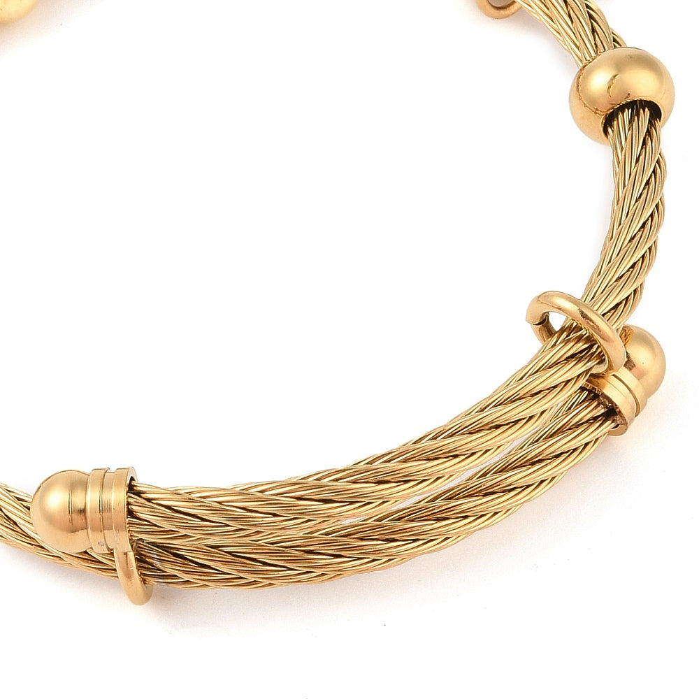 Adjustable bracelet of devil eye protection from stainless steel evil