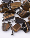 Pendant in the eye of puppet tiger - strength and courage