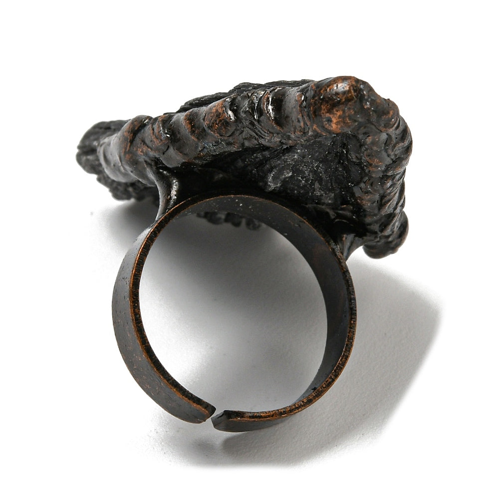 Ring with raw tour - adjustable