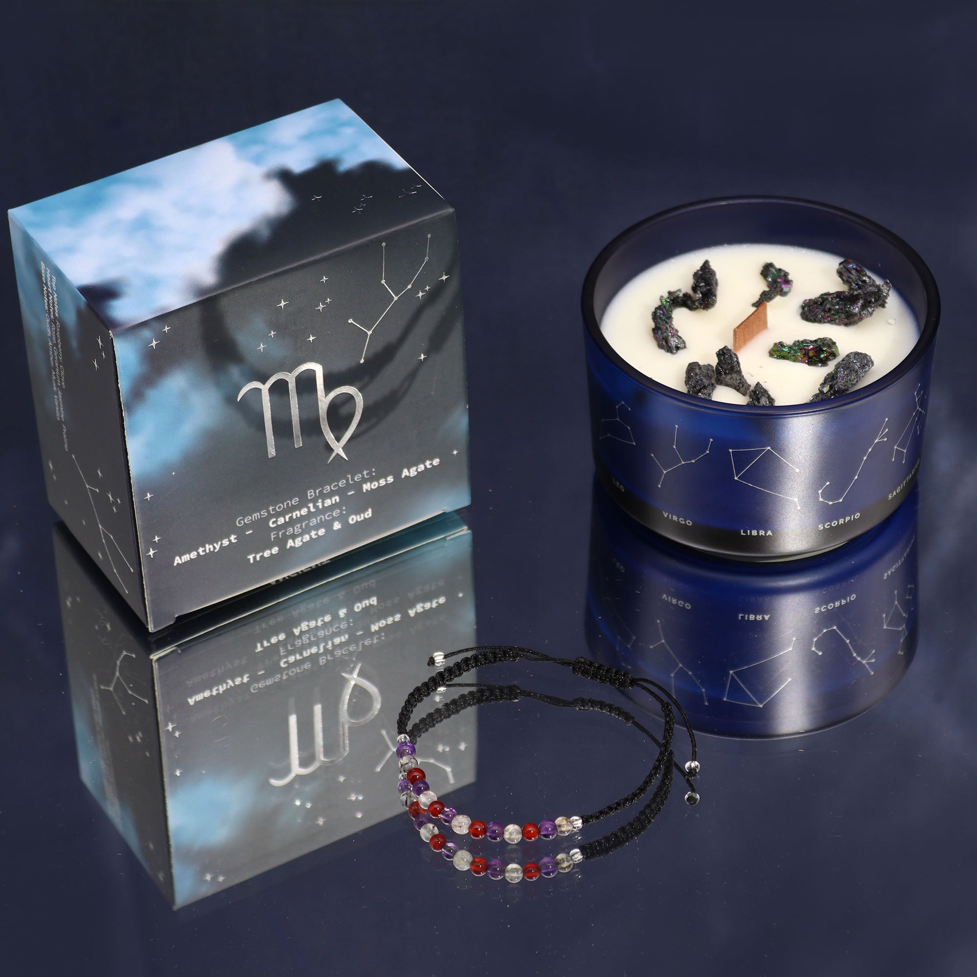CANDELA ZODIACO CON BRACCIALE - Vergine