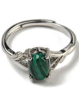 ANELLO CON MALACHITE - Trasformazione e crescita personale