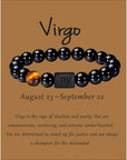 Bracciale astrologico perle naturali con segno zodiacale oroscopo - 12 costellazioni
