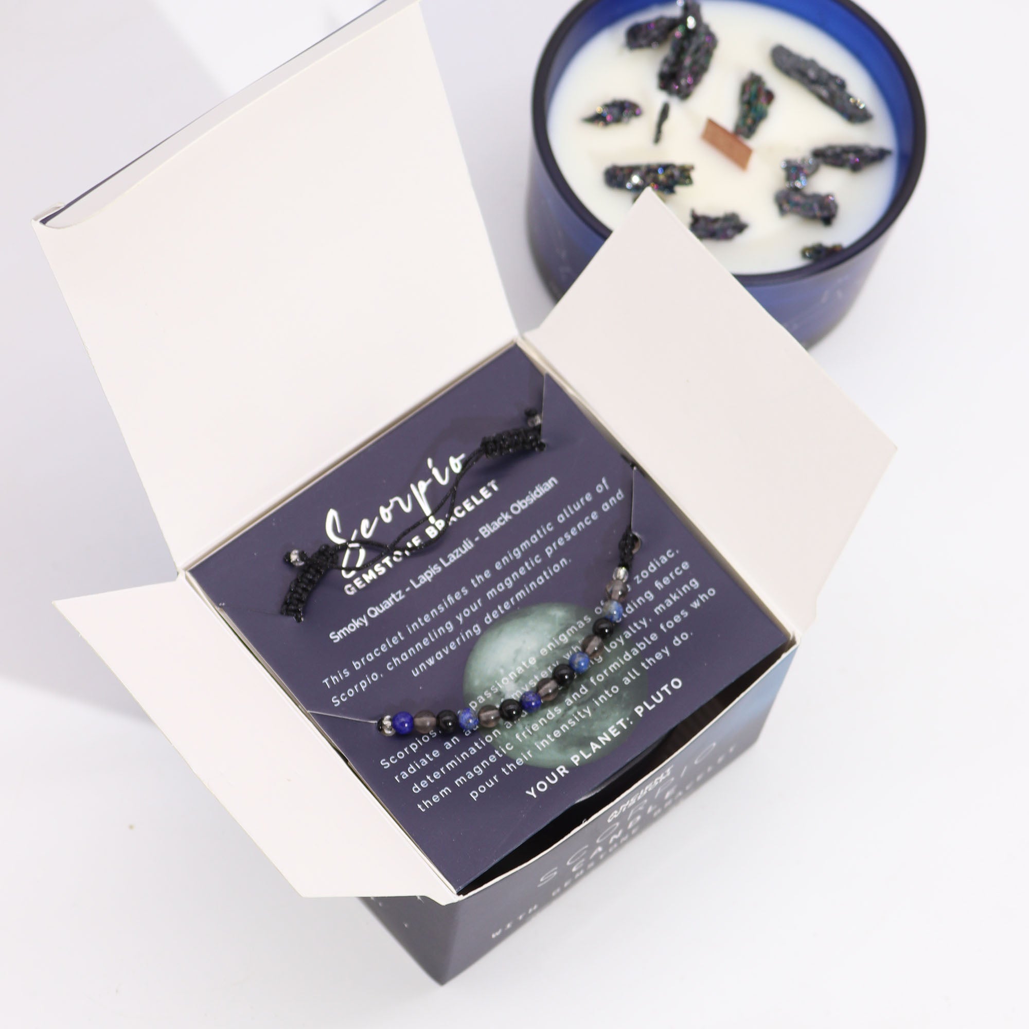 CANDELA ZODIACO CON BRACCIALE - Scorpione