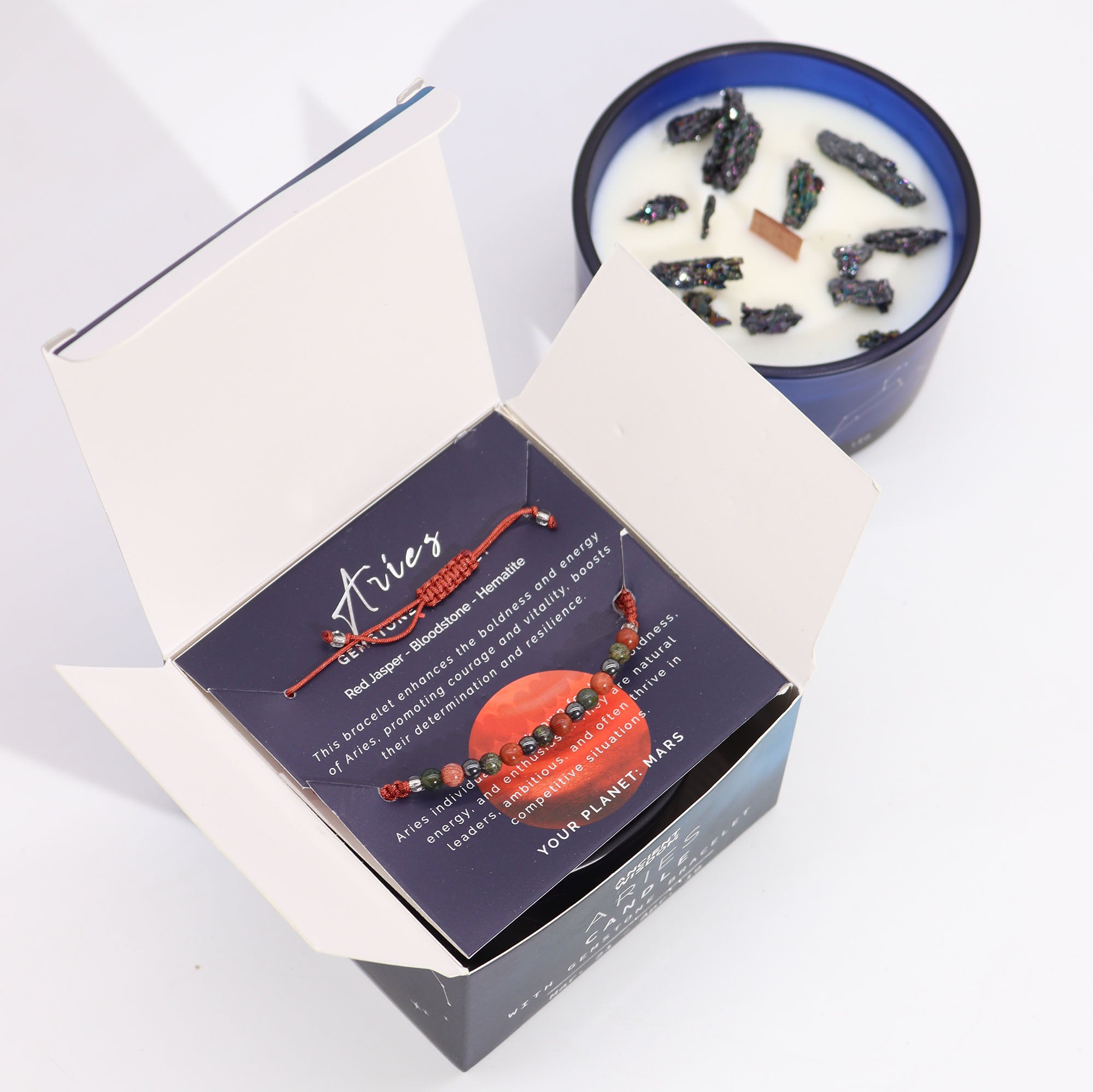 CANDELA ZODIACO CON BRACCIALE - Ariete
