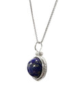 Collana con pendente a sfera in Pietra Lapislazzuli - Argento 925