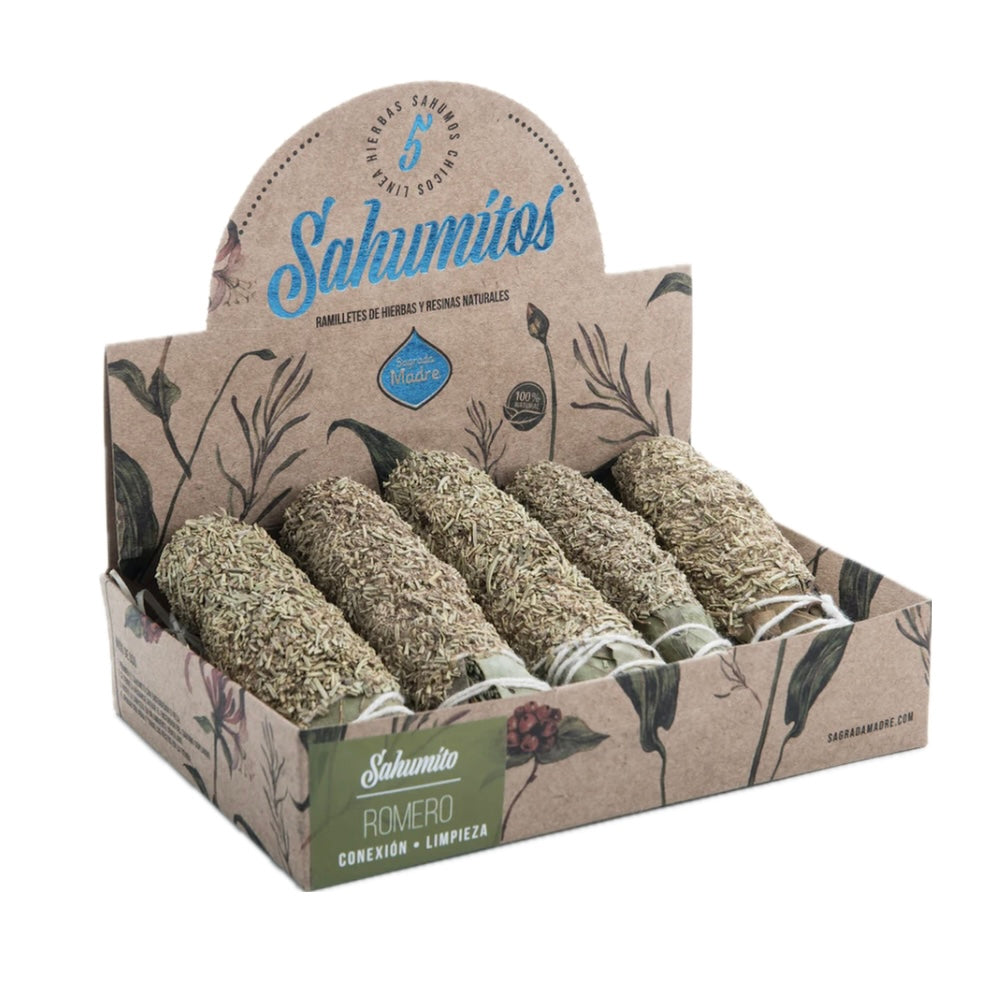 Sagrada Madre Smudge di erbe artigianali - Salvia e Rosmarino