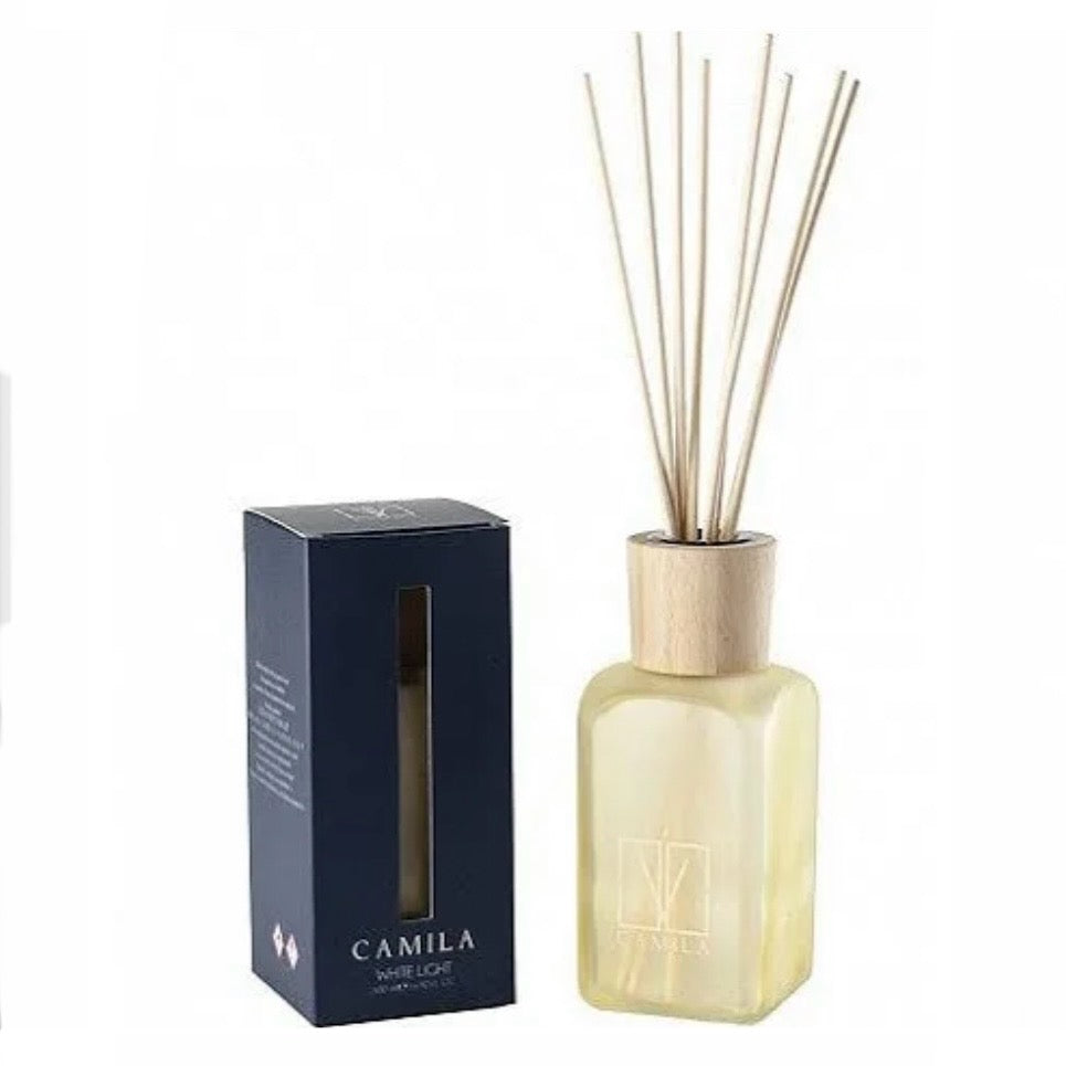 CAMILA MAGNETIC - fragranza WHITE LIGHT Fiori d'Arancio Diffusore a Bastoncini Profumatore d'ambiente - 100/200/500ml - clorophilla-shop
