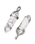 Ciondolo prisma Howlite - Calma ed equilibrio emozionale