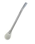 Mercedes Bombilla 19cm leggermente curva - Cannuccia per Yerba mate