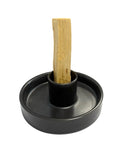 Bruciaincenso Palo Santo in ceramica - Colore nero
