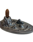 Bruciaincenso a cascata in Ceramica dell'Himalaya per Incenso in coni - Portaincenso a fontana - clorophilla-shop