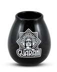 Guarani Gourd Mate Calabaza in ceramica - Coppa per Yerba Mate nera 350ml