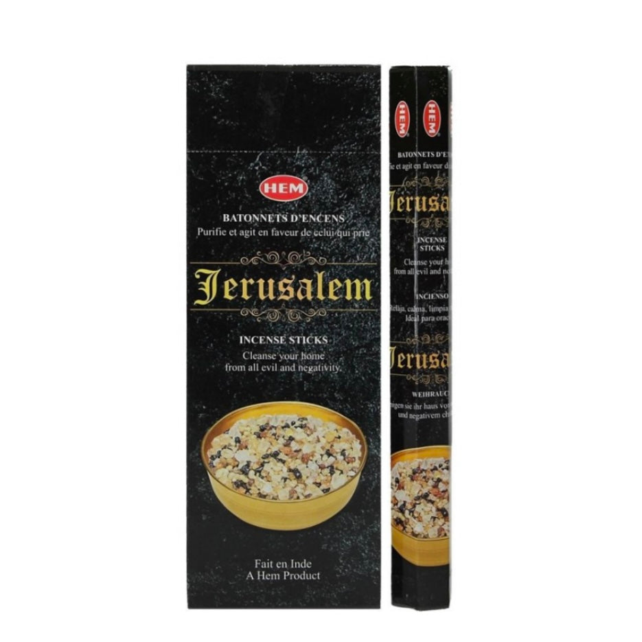 Hem Jerusalem - Incenso indiano bastoncini fatti a mano - 20 stick