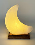 Lampada di Sale dell'Hymalaya naturale Luna bianca - 3/4kg
