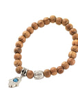 Bracciale portafortuna amuleto mano di Fatima