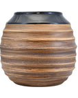 Mate Calabaza in ceramica miele scuro - Coppa per Yerba Mate