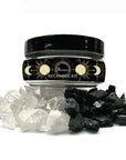 Samsara Kit Pietre di Purificazione per Caricare e Scaricare Minerali Qualità A - Cristallo di Rocca e Tormalina nera carico/scarico
