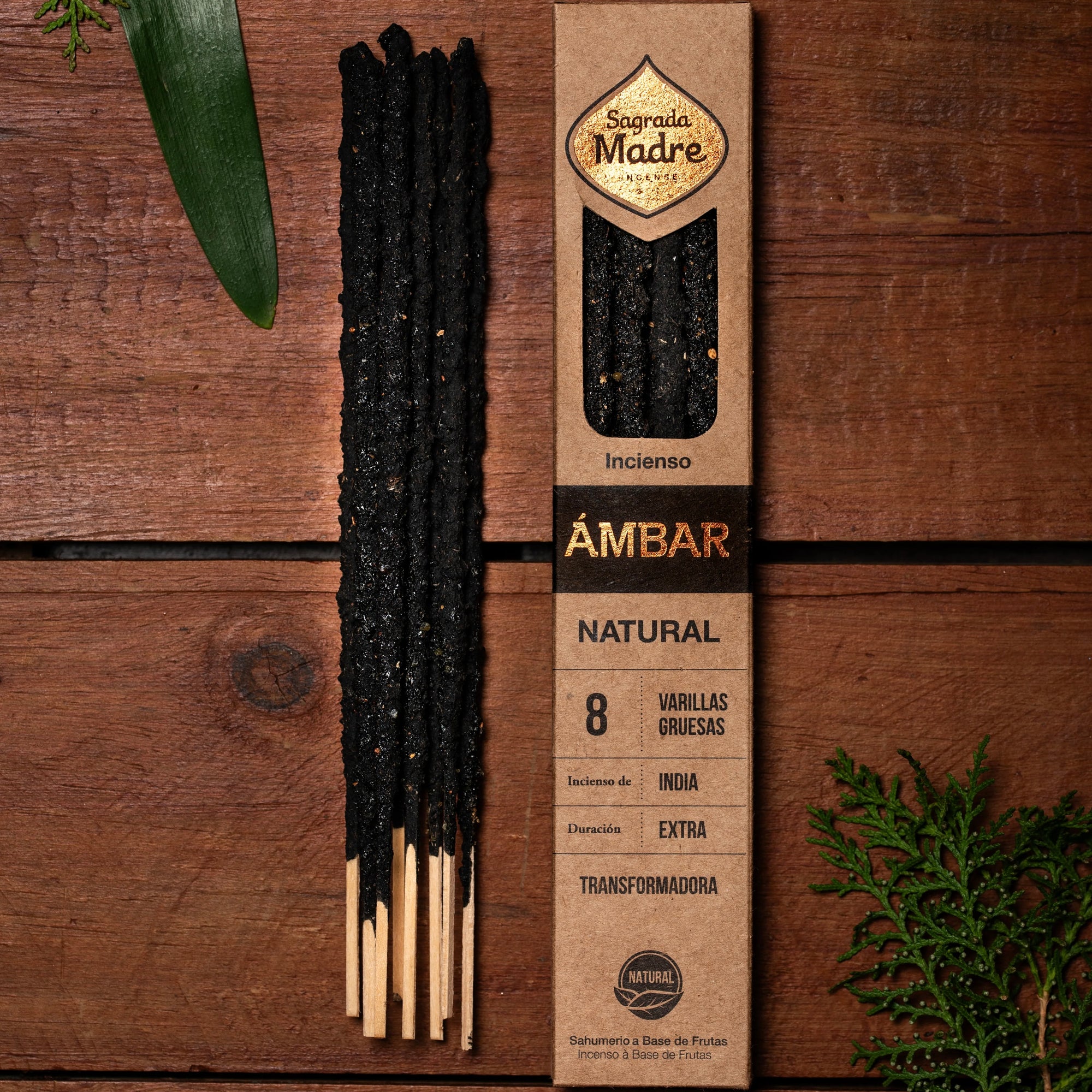 Sagrada Mother Amber Botanical Incense in Sticks - Ambra