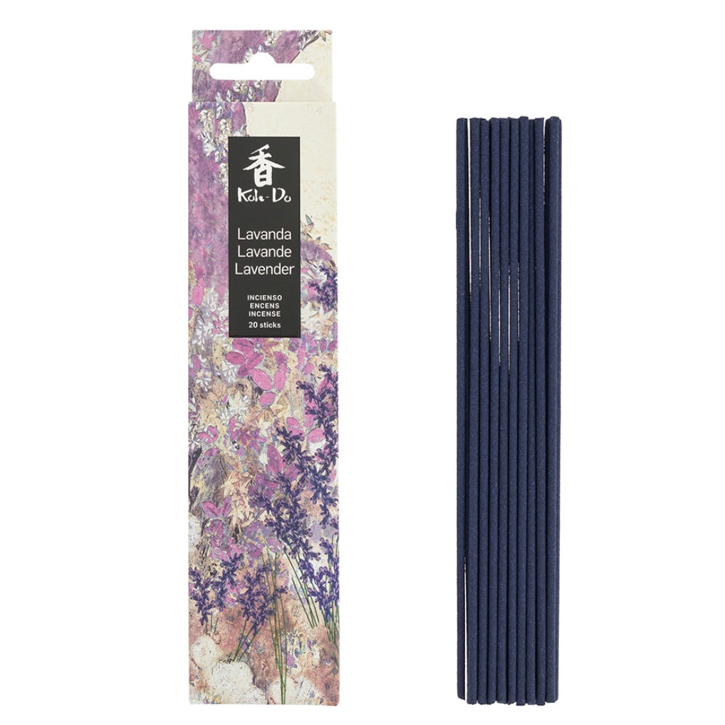 Koh -do lavender Japanese incense in sticks - floral notes of lavender