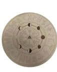 Tavola divinatoria Futhark in legno per Rune - 20cm