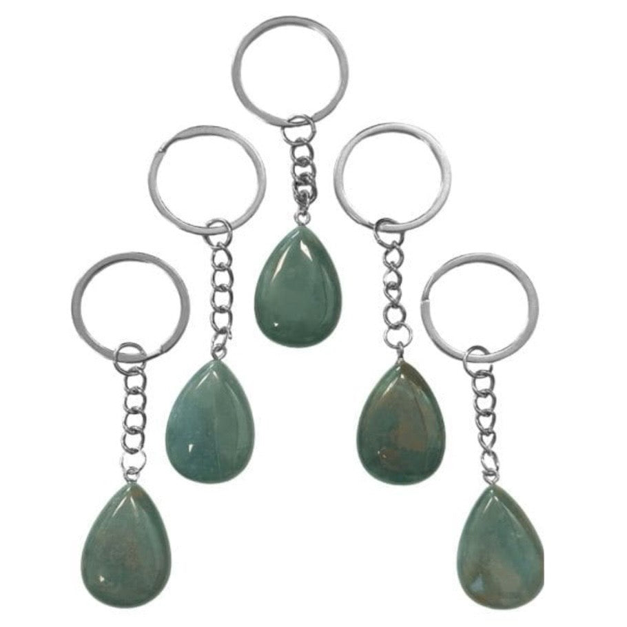 Dropk keychain in Muscat Agata stone - Growth and renewal