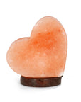 Lampada di sale rosa dell'Himalaya USB a forma di cuore - 600g